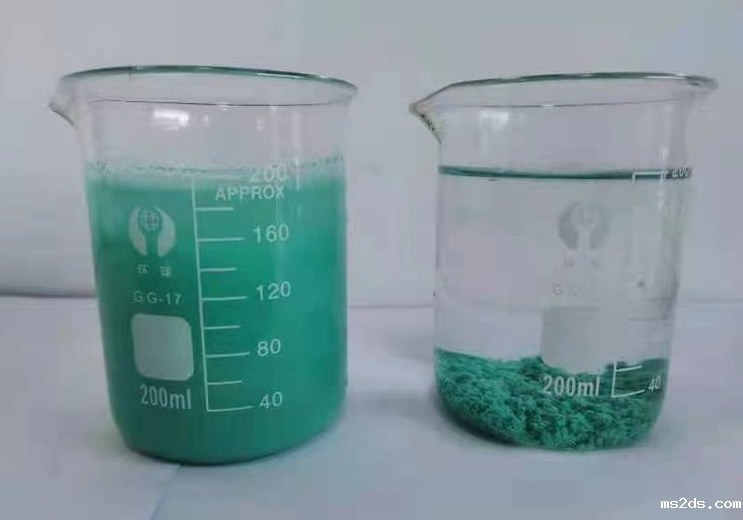 制药厂化学专用污水处理絮凝剂效果展示