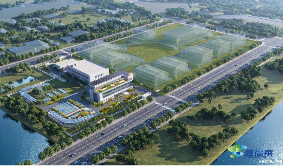 地下污水处理厂地面效果图