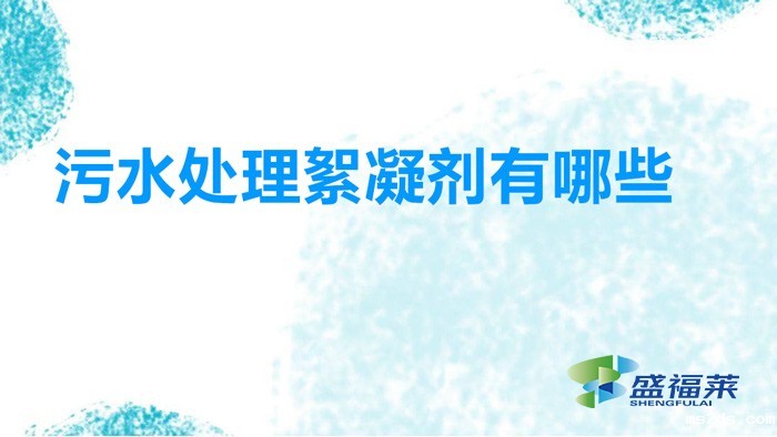 污水处理絮凝剂有哪些