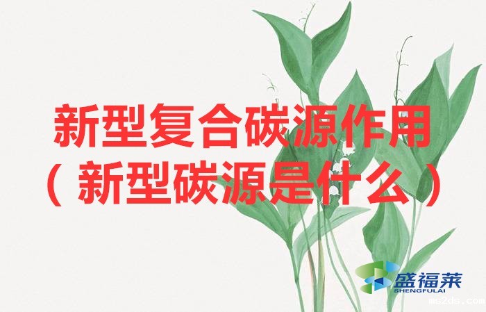 新型复合碳源作用(新型碳源是什么)