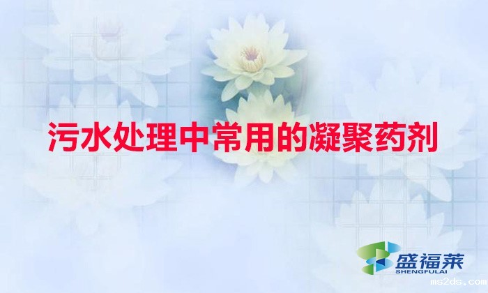 污水处理中常用的凝聚药剂(常用的四种混凝剂有哪些)