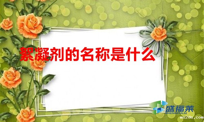 絮凝剂的名称是什么