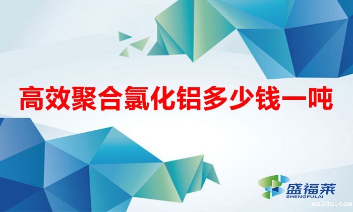 高效聚合氯化铝多少钱一吨