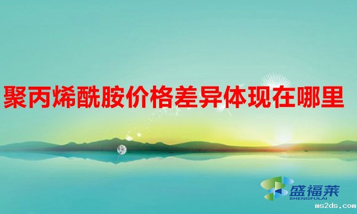 聚丙烯酰胺价格差异体现在哪里
