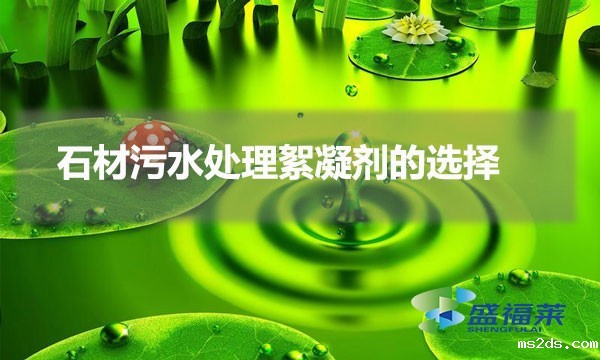 石材污水处理絮凝剂的选择(石材加工污水用什么絮凝剂)
