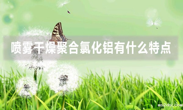 喷雾干燥聚合氯化铝有什么特点(喷雾干燥聚合氯化铝使用方法)