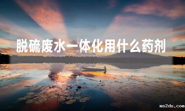 脱硫废水一体化用什么药剂