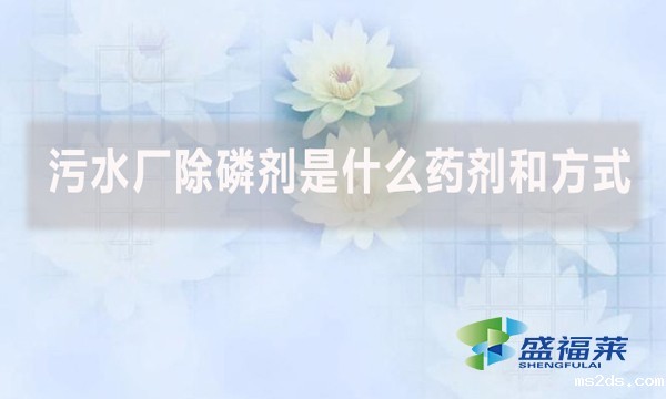 污水厂除磷剂是什么药剂和方式?