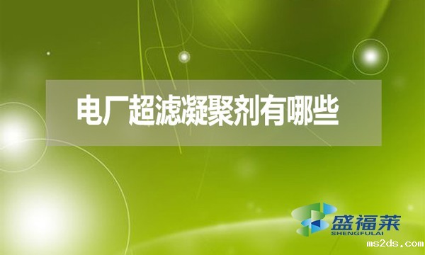 电厂超滤凝聚剂有哪些？